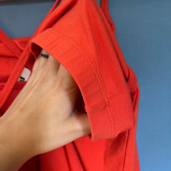 Pact Spaghetti Strap Organic Cotton Fit Flare Dress - Picture 7 of 8